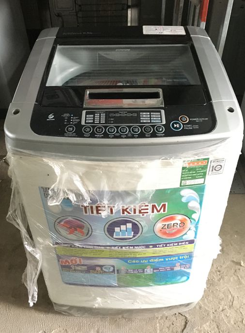 may giat lg inverter 9.5kg cu cua tren gia re can tho