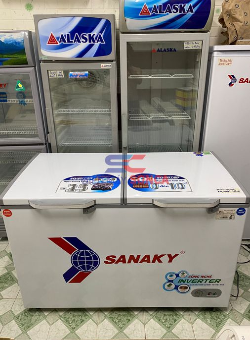 thanh ly tu dong sanaky 500 lit inverter vh 5699w3